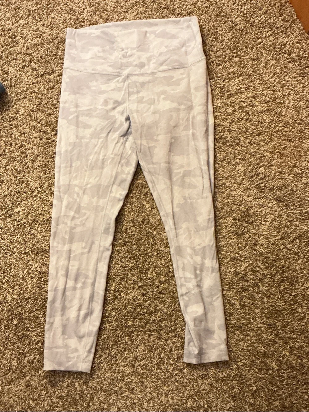 lululemon athletica White/Light Gray Camo High-Waist Leggings